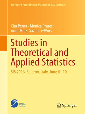 cover image of Studies in Theoretical and Applied Statistics